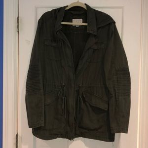 Green army jacket